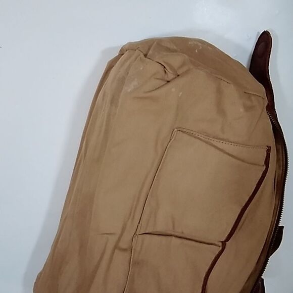 VINTAGE LARGE LUCKY BRAND EST 1990 100% LEATHER KOOBA BROWN .*5 UNISEX - Picture 15 of 16